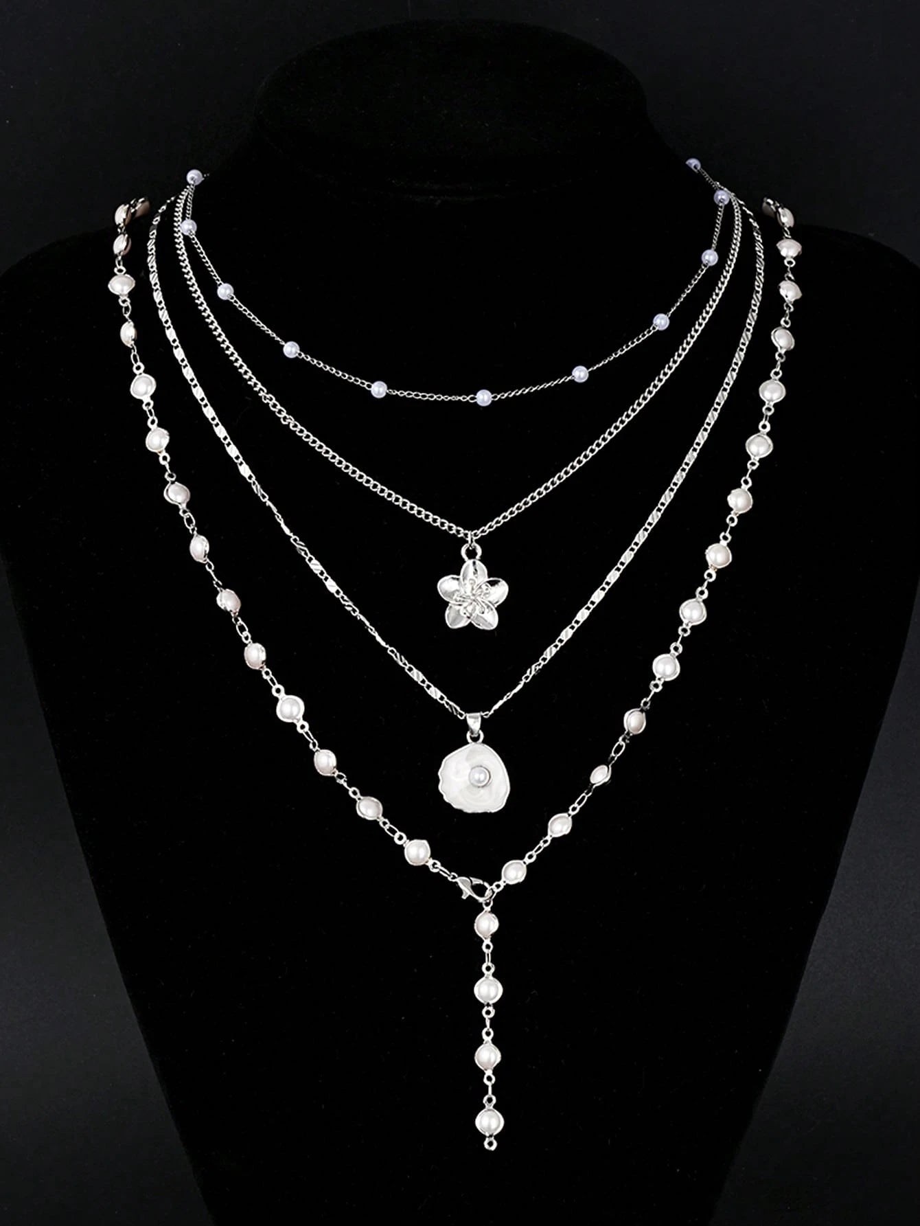 4pcs Vintage Bohemian Style Metal Shell
